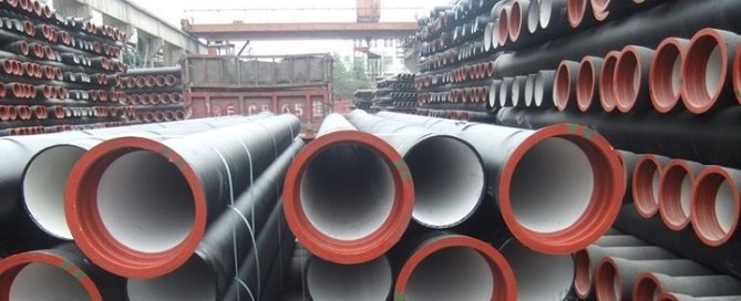 Pig-iron sewer pipes