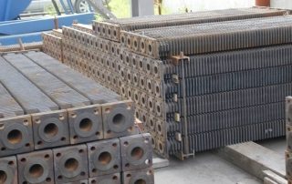 Cast iron ribbed economizer pipe