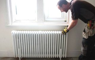 Knock in heating pipes of a private house