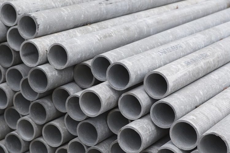 Asbestos-cement pipes