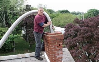 Flexible chimneys