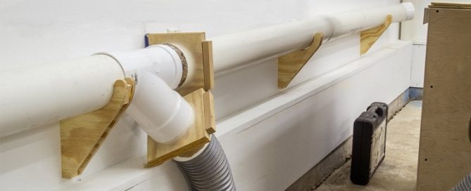 PVC pipe support