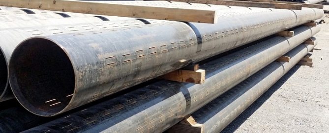 Perforated metal pipe