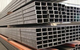 Range of rectangular profile pipe