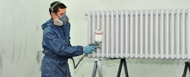 Paint for heating radiators