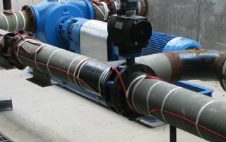 Heating of water and sewer pipes